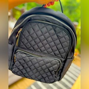 Quilted Backpack Purse
